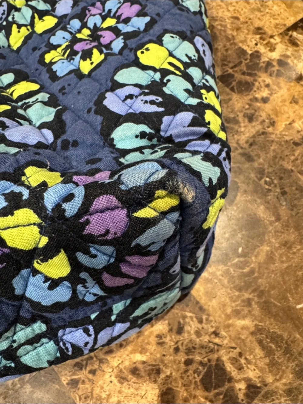 Vera Bradley Indigo Pop Blue Flower (retired) Tote Bag